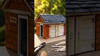 Thumbnail: Building a Tiny Brick Garage from Scratch 🧱🏠 | Mini Garage Build
