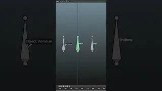 Thumbnail: Always Keep a Bone in the Middle of Two Other Bones | Blender Short Tutorial