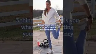 Thumbnail: 3 things to know when starting your fitness journey #fitnessmotivation #carrieunderwood