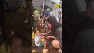 Thumbnail: Rihanna Takes Son RZA to Her Hometown, Feeds Him Coconut 🥥❤️🇧🇧
