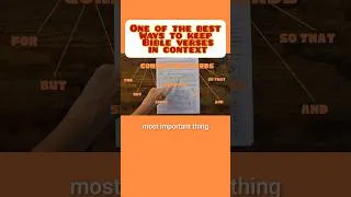 Thumbnail: Biblical Context made EASY! #shorts