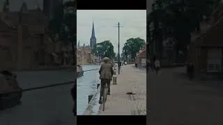 Thumbnail: Pulling a boat along a canal in 1921