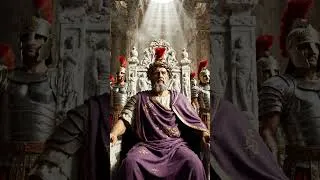 Thumbnail: Roman king sitting on throne #rome #history #king #shorts