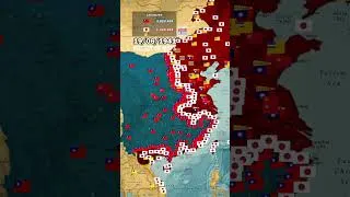Thumbnail: Sino-Japanese War (1937-1945) in 1 minute using Maps #china #ww2 #japan