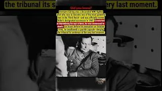 Thumbnail: The WWII Leader Who Cheated Justice at the Last Second.. #history #shorts