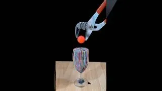 Thumbnail: Hotball vs Rabber bands #asmr #experiment #relaxing