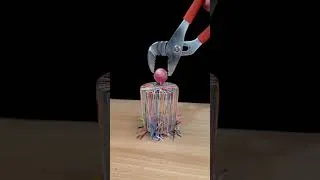Thumbnail: Hot Ball vs Rabber bands #asmr #experiment #satisfying