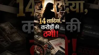 Thumbnail: Shaadi के नाम पर सबसे बड़ा Scam! 14 पति, करोड़ों रुपये और Gambling की लत #shorts