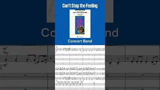 Thumbnail: Can't Stop the Feeling by Justin Timberlake | Arr. Paul Murtha | Young Concert Band #trolls