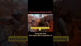 Thumbnail: Modern Warfare 4 Campaign will be playable during Beta for FREE 😱