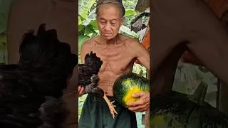 Thumbnail: The unique cooking style of an 80-year-old man in Vietnam.#countrylife #food #trendingshorts