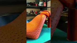 Thumbnail: Turning a Motorcycle Seat into a Work of Art #CustomMotorcycle #LeatherArt