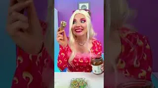 Thumbnail: Sweetest Makeup Magic! 🍭💄 #funbeauty #foodart #shorts