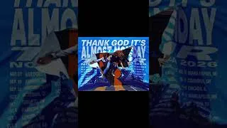 Thumbnail: THE COUNTDOWN TO THE THANK GOD IT’S ALMOST MONDAY TOUR IS OFFICIALLY ON! 🩵