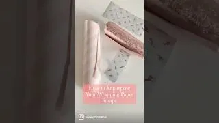 Thumbnail: The cutest way to utilize your wrapping paper scraps! #diychristmas #upcycle