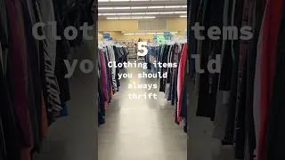 Thumbnail: Trendy clothing items you should be thrifting! #thriftshopping #thriftedfashion