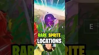 Thumbnail: How to Find 4 RARE SPRITES in Fortnite!