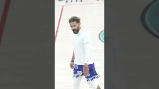 Thumbnail: Trae Young warming up at the Drew League