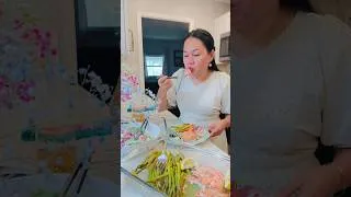 Thumbnail: Lunch #salmon # #food #cooking #home #video #asparagus #shorts #salad #baked #lunch #filipina #yum