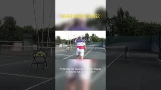 Thumbnail: High Balls Killing Your Backhand? Height Doesn't Matter #tennis #tenniscoach #tennistips