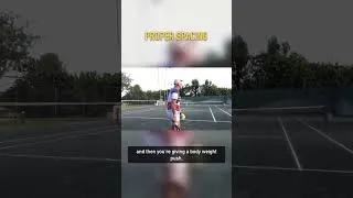 Thumbnail: Proper Spacing & Weight Control #tennis  #tenniscoach