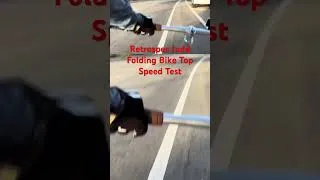 Thumbnail: Folding Mini Velo Bike Top Speed Test #bike