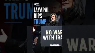 Thumbnail: Jayapal Rips Trump: "Unconstitutional Iran War Has No Strategy And Puts Lives At Risk"