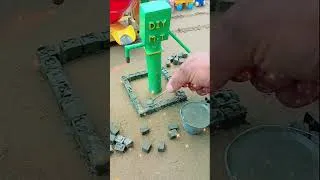 Thumbnail: Amezing Meni Water Pump 💧 | Concrete Mixer + Tractor  car  Caw Farm 🚜 #ytviral