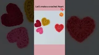 Thumbnail: How to crochet a Heart in 2 minutes |Easy crochet heart pattern for Beginners #crochet #crochetheart