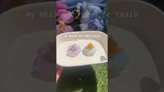 Thumbnail: adopt at your own risk…🫧🐳 #polymerclay #claycharms #btsfanart #smallbusiness #worrystone