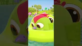 Thumbnail: Four little frogs sat by the pond and looked for insects. #cartoons #songs