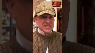 Thumbnail: Sherlock Holmes dress-up leaves Gordon puzzled 😂 #gordonramsay #hotelhell #shorts