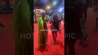 Thumbnail: The special moment Annie Idibia got 10 thousand Naira gift from a fan ❤️❤️😃 #AnnieIdibia #shorts