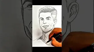 Thumbnail: Cristiano Ronaldo easy drawing tutorial step by step ✨ #shorts #cristianoronaldo #cr7 #fifa2026