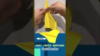 Thumbnail: EASY Paper AirPlane that Files Far | How to make a paper airplane FLY FAR