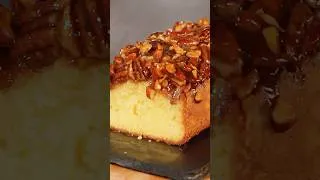 Thumbnail: Maple Pecan UPSIDE DOWN Cake! 🍁🍯 (So Gooey!)