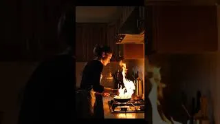 Thumbnail: Beautiful Fire Art While Cooking ✨🔥  Viral Kitchen Magic
