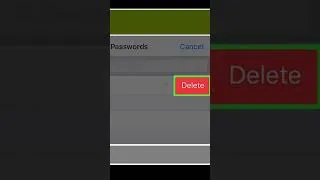 Thumbnail: How to Delete Your Saved Passwords from Safari on iPhone || shorts
