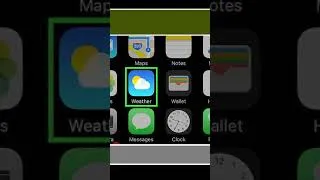 Thumbnail: Set Default City in iPhone Weather App shorts