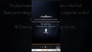Thumbnail: Hollow Knight Silksong Ending Message: Normal Mode vs Steel Soul Mode #shorts