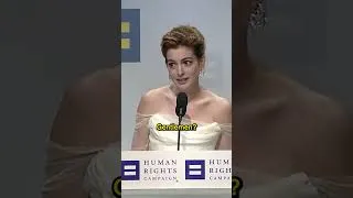 Thumbnail: Odyssey star Anne Hathaway adds some humor into her allyship #TheOdyssey #AnneHathaway #Nonbinary