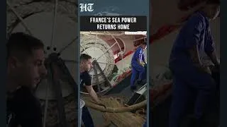 Thumbnail: Charles de Gaulle's Longest Journey? French Carrier Returns Home After 40,000 Nautical Miles #shorts