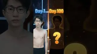 Thumbnail: We Trained a Skinny Guy for 100 Days, Here’s What Changed