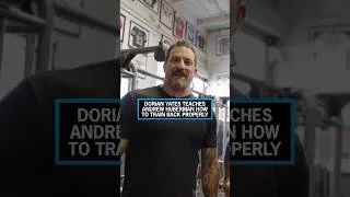Thumbnail: Dorian Yates Teaches Andrew Huberman How to Train Back Properly