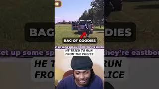Thumbnail: He tried to run 😂😂 #shorts #policechase #bodycam #viral