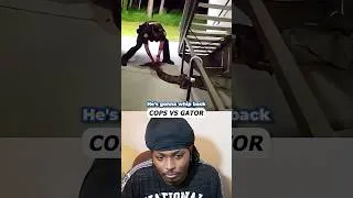 Thumbnail: Cop vs Gator 🐊 #shorts #cops #bodycam