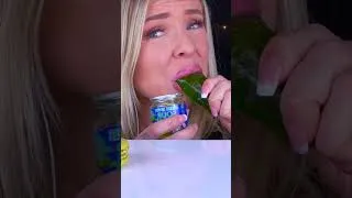 Thumbnail: pickle with the sour slime was... interesting #shorts