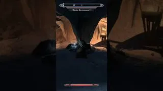 Thumbnail: Didn't break a sweat 🫠 | Skyrim ⚔️ | #shorts #skyrim #foryou