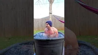 Thumbnail: Cold plunge reality 🥶 #coldplunge #facts