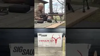 Thumbnail: Off The Shelf Accuracy Challenge_Sig Sauer Venari SP  #huntthebreak #hunting #fyp #foryou